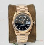 VR Factory v2 Rolex Day date Black Rose Gold 40mm Watch Swiss 3255 Movement_th.jpg